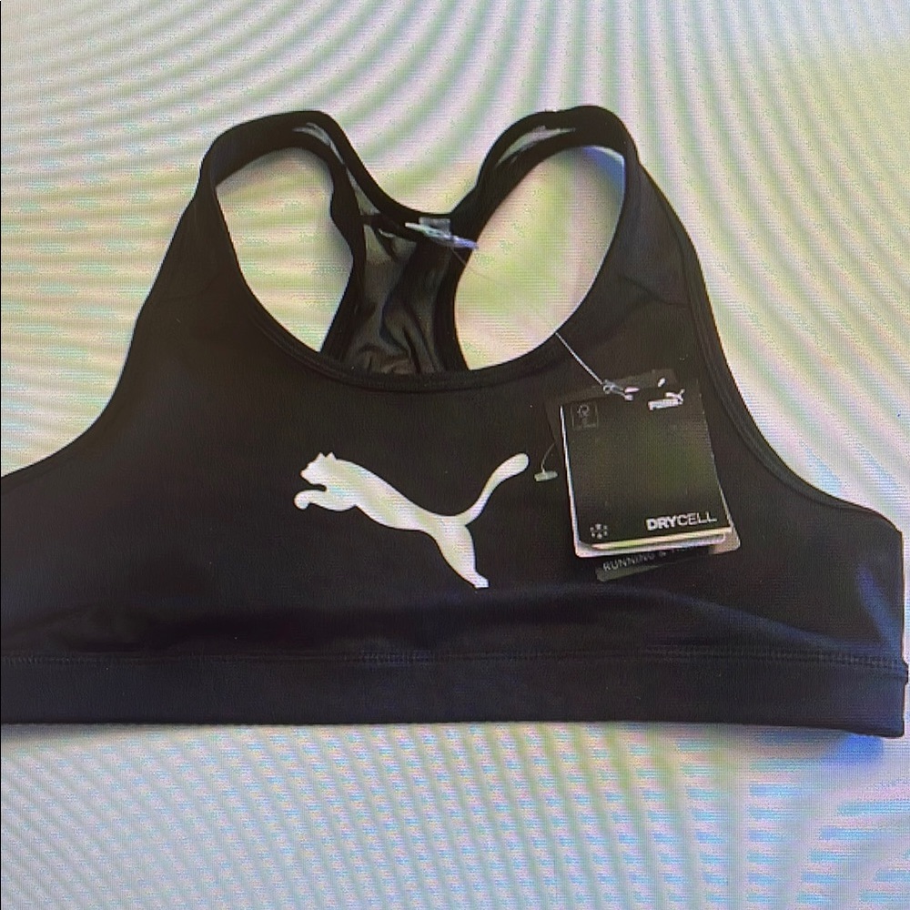 Puma Black Sports Bra